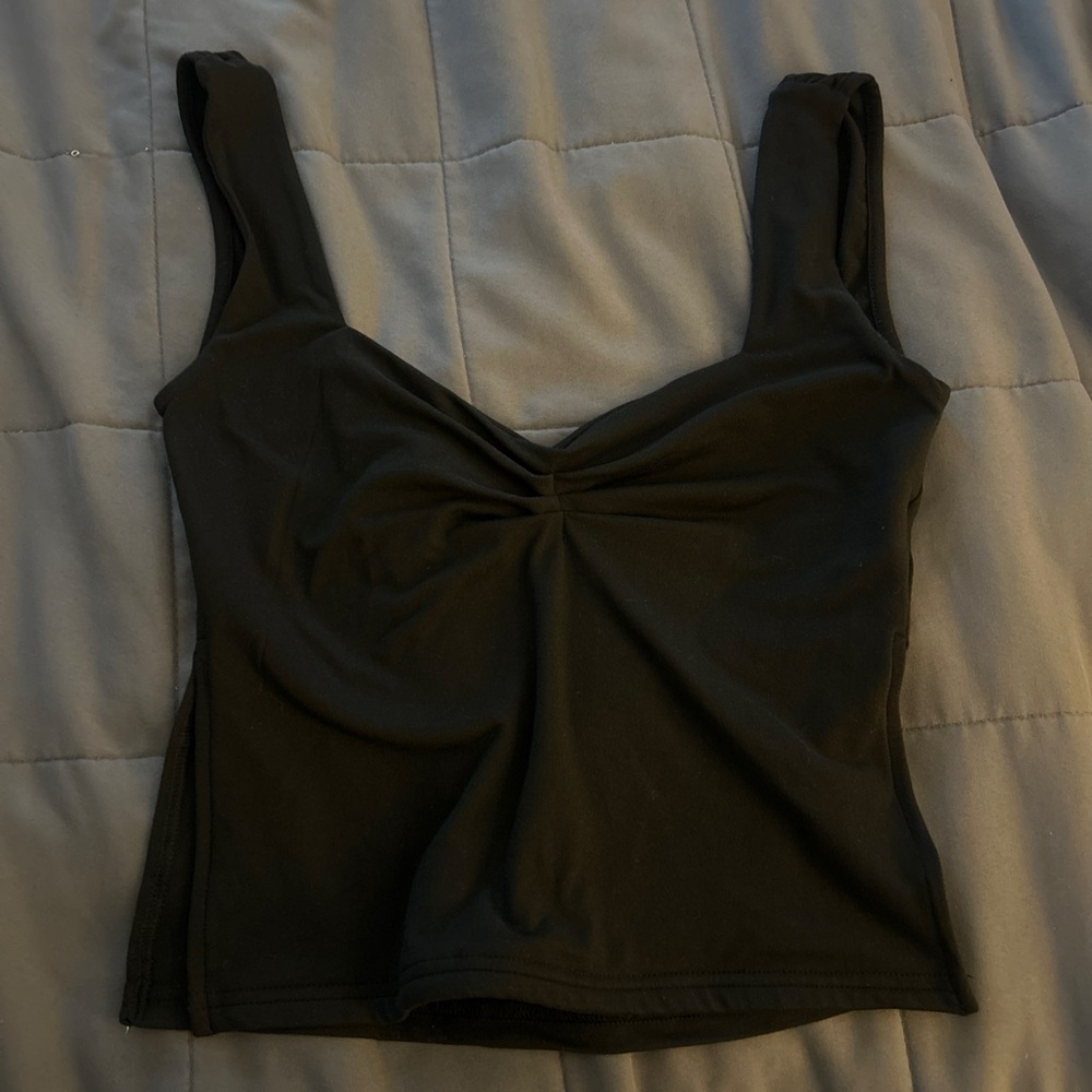 SHEIN Black Crop Top